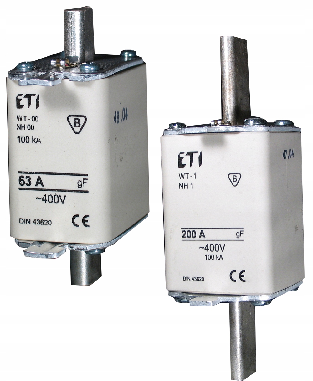 

Eti NH2 WT-2C gF 63A 500V Wkładka topikowa szybka