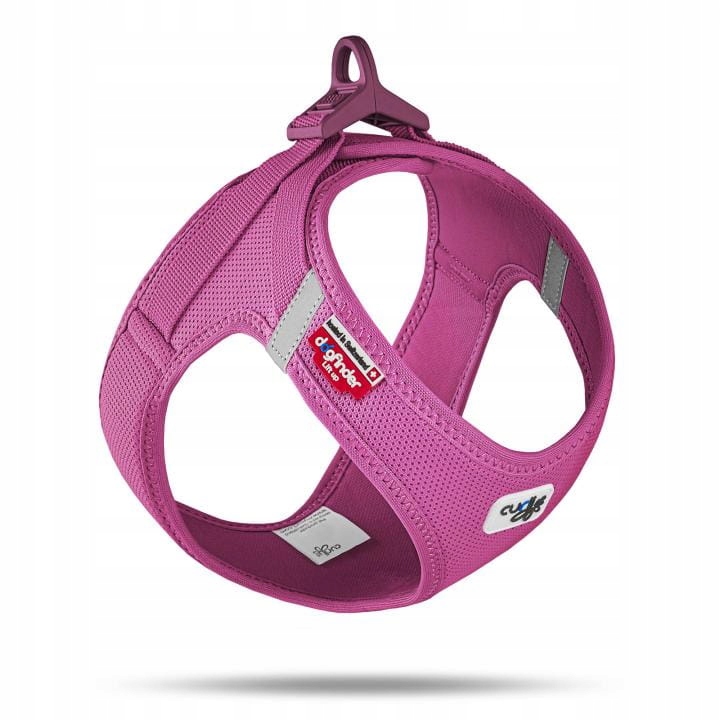 Postroj Curli Xs Fuchsia Beztlakový pro psa Pomeranian Air Mesh