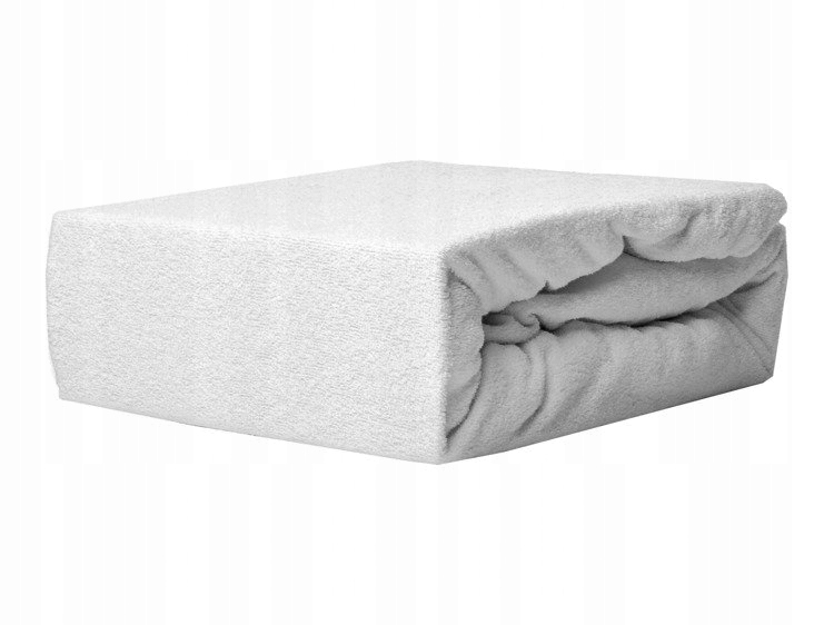 

Prześcieradło Frotte 120x200 z gumką białe