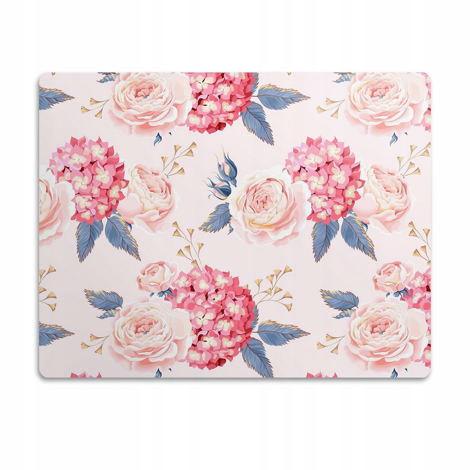 Levně Podložka pro psa pod misku Květ hortenzie 60x40