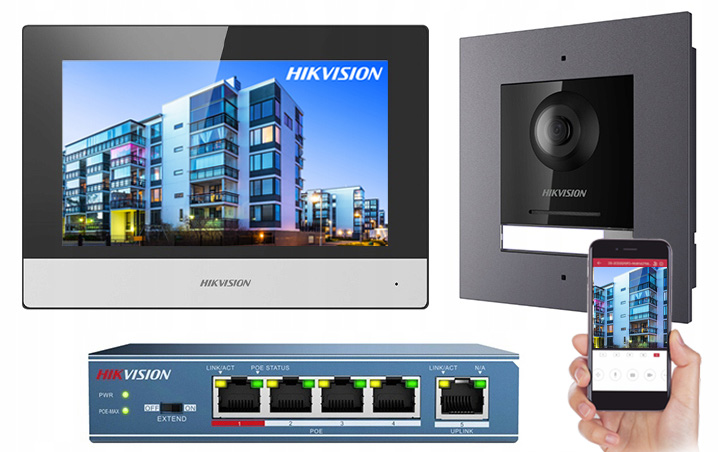 Videovrátnik Monitor Video Interkomu Hikvision All