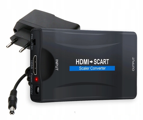 

Konwerter Hdmi Do Na Scart Adapter Av Euro Full Hd