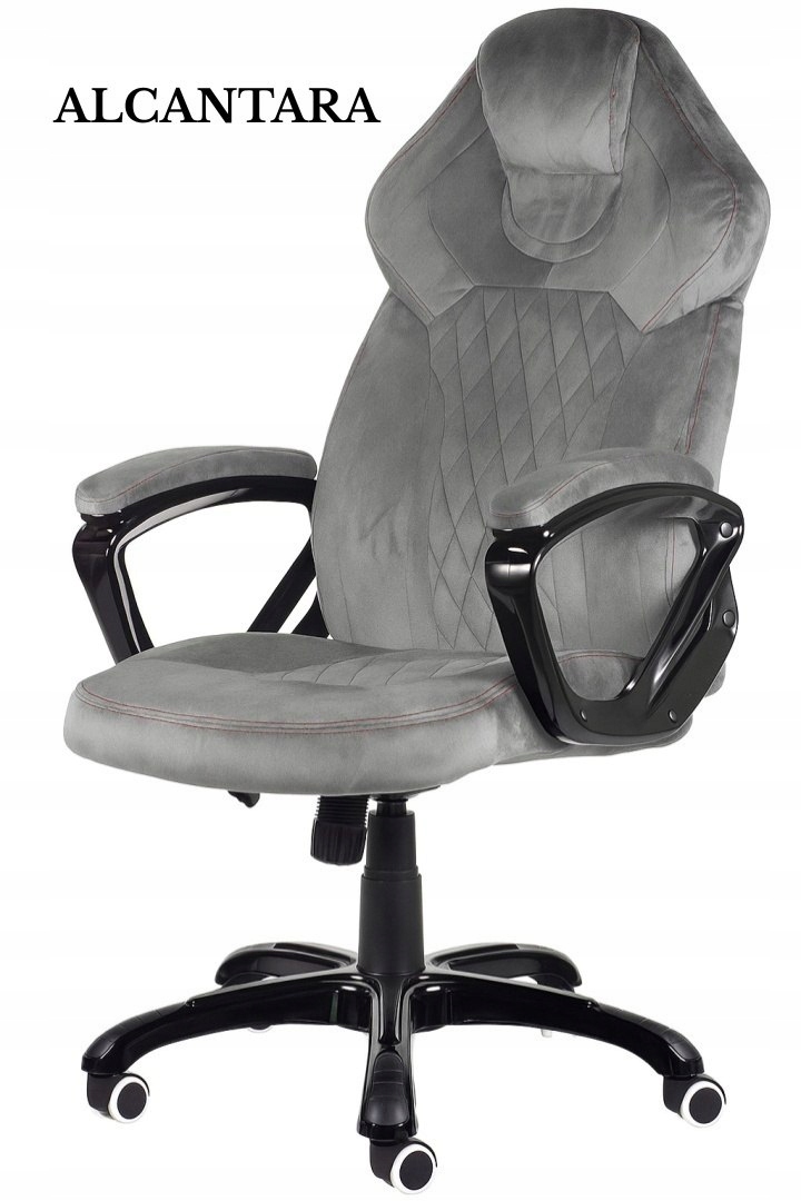 Otočné křeslo k psacímu stolu Spider Grey Alcantara Prototype