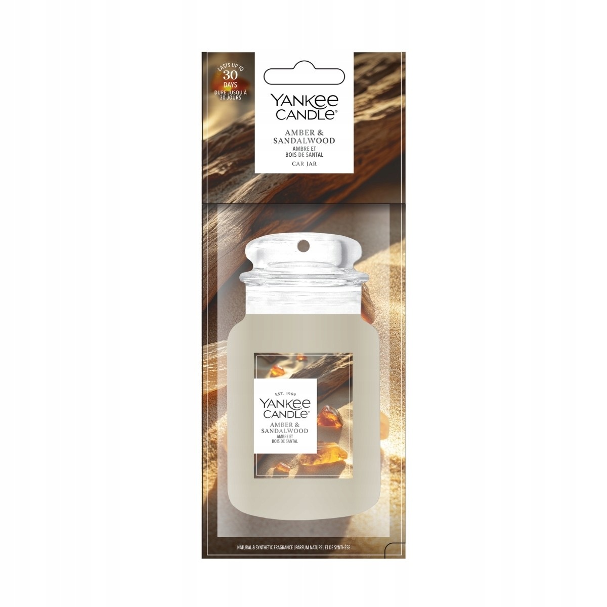 Yankee Candle car jar Amber & Sandalwood