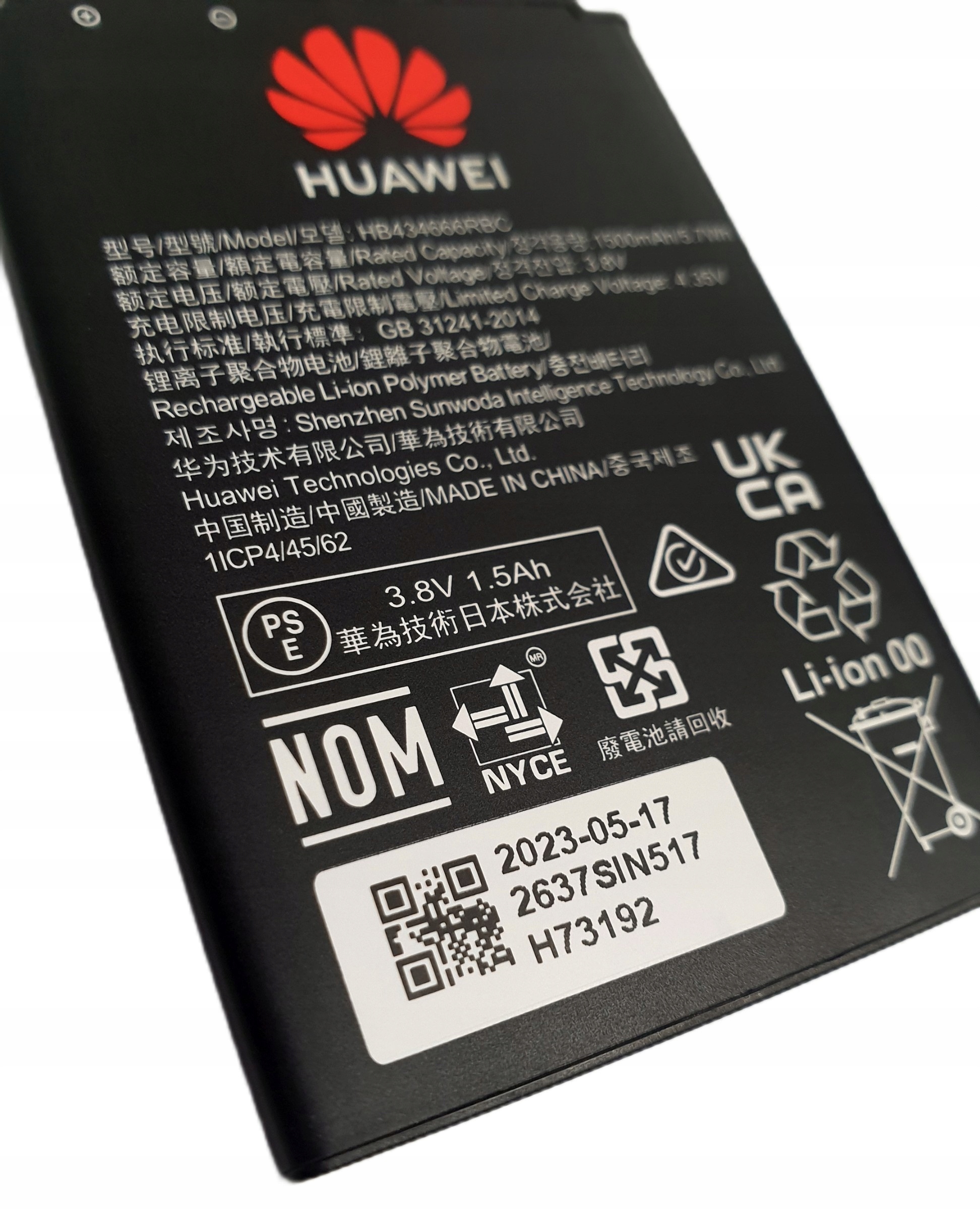 ORYGINALNA Bateria HB434666RBC ROUTER MODEM Huawei E5573 E5575 E5577 ...
