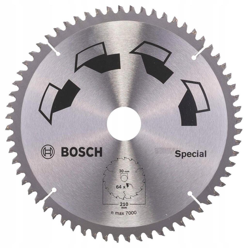 Uniwersalna Tarcza Tnąca Bosch Special 210x30 MM