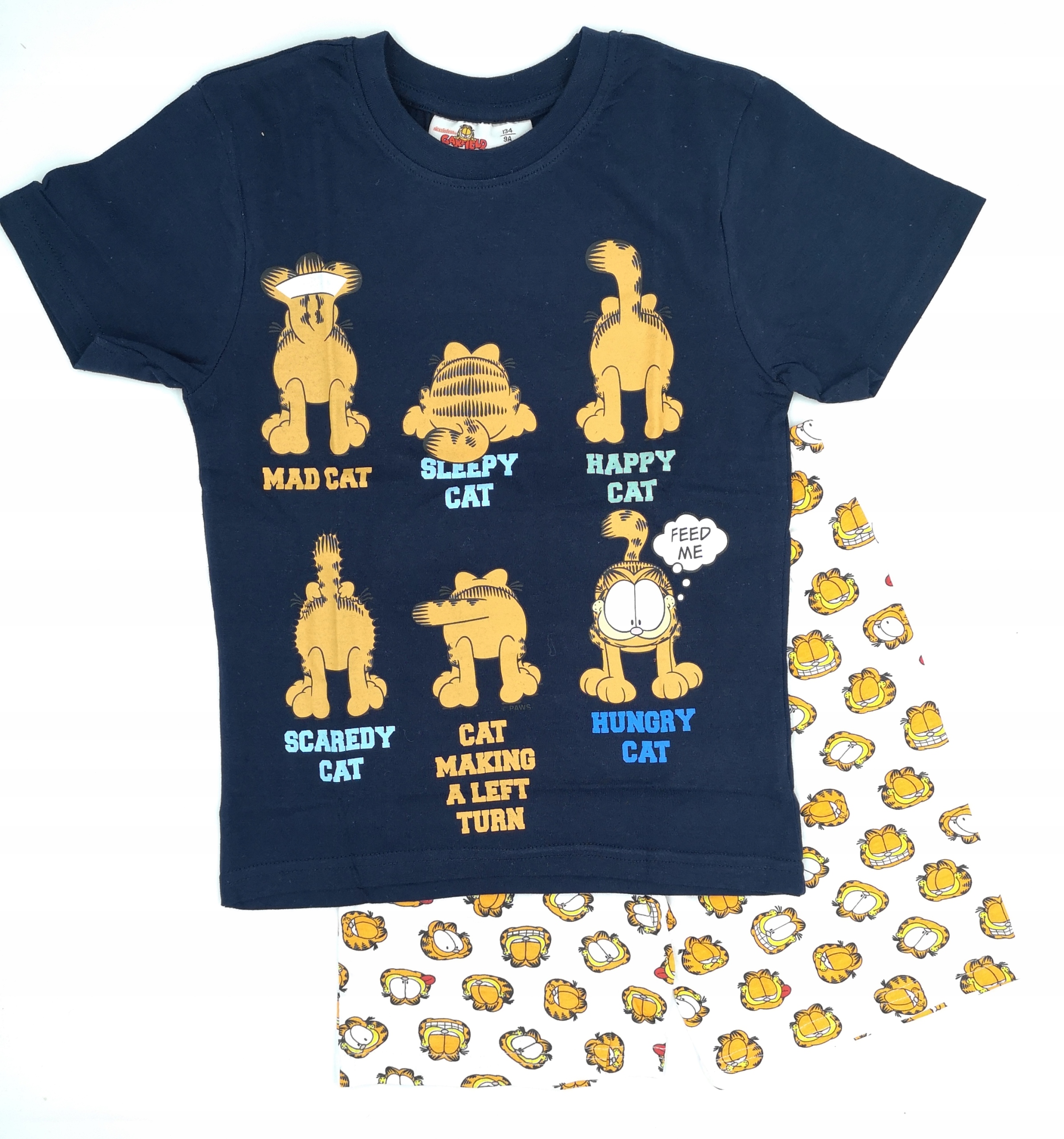 

Garfield Piżama roz. 140 krótki rękaw