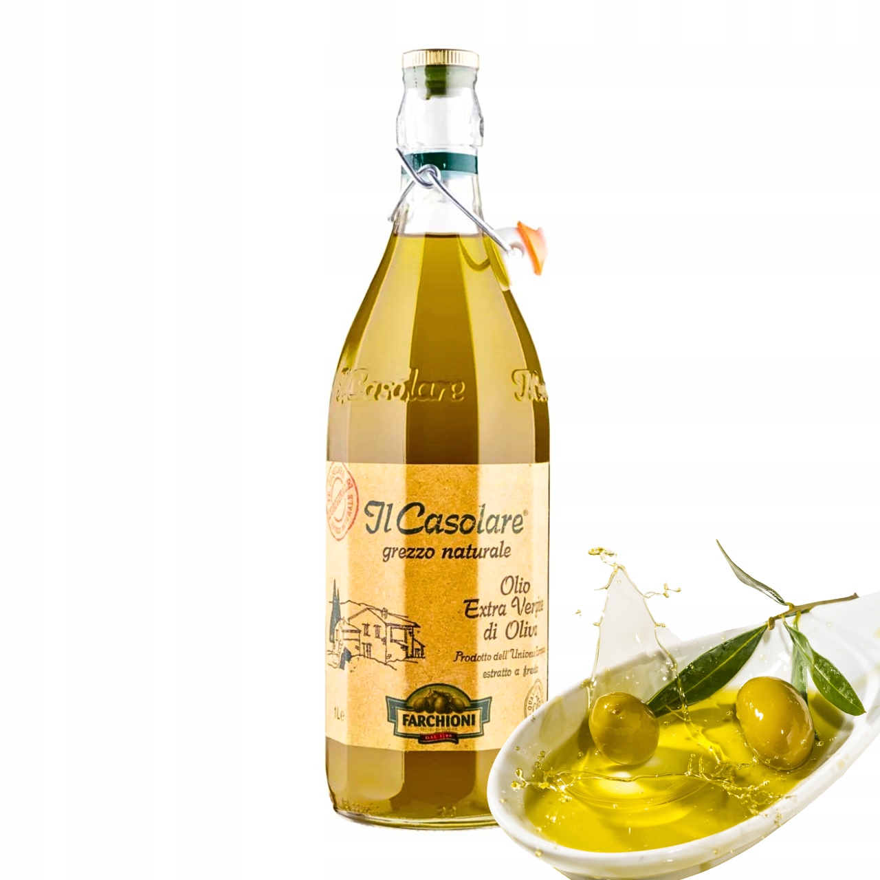 Levně Extra panenský olivový olej Farchioni 1000 ml