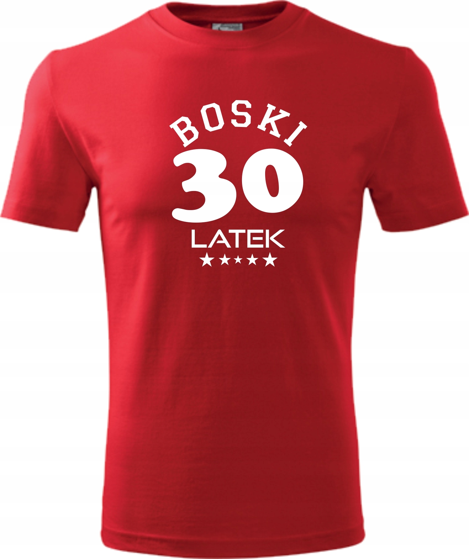 

Prezent 30 Urodziny koszulka z nadrukiem Boski S