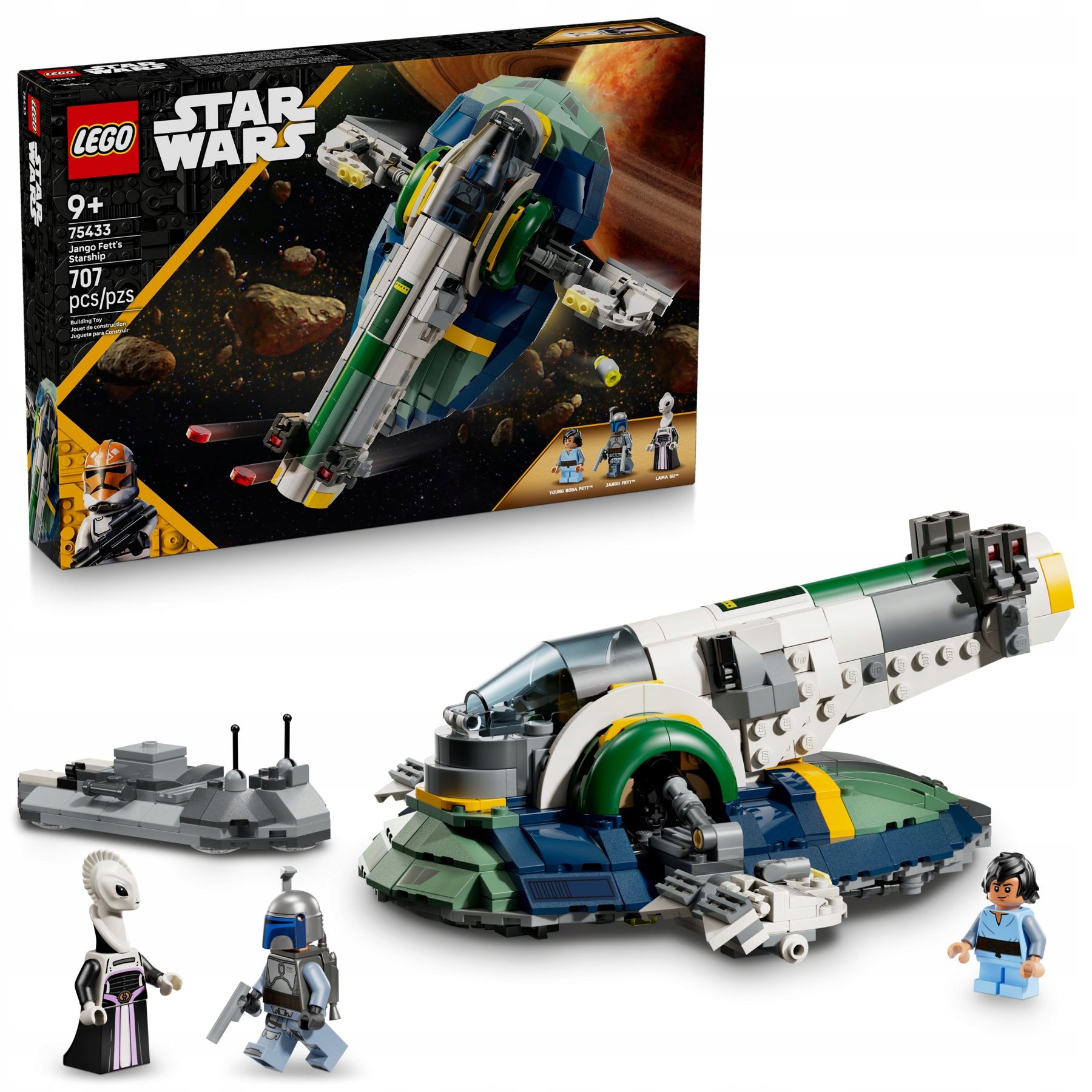 stavebnice Lego Star Wars 75433 Loď Jango Fetta Hvězdné války