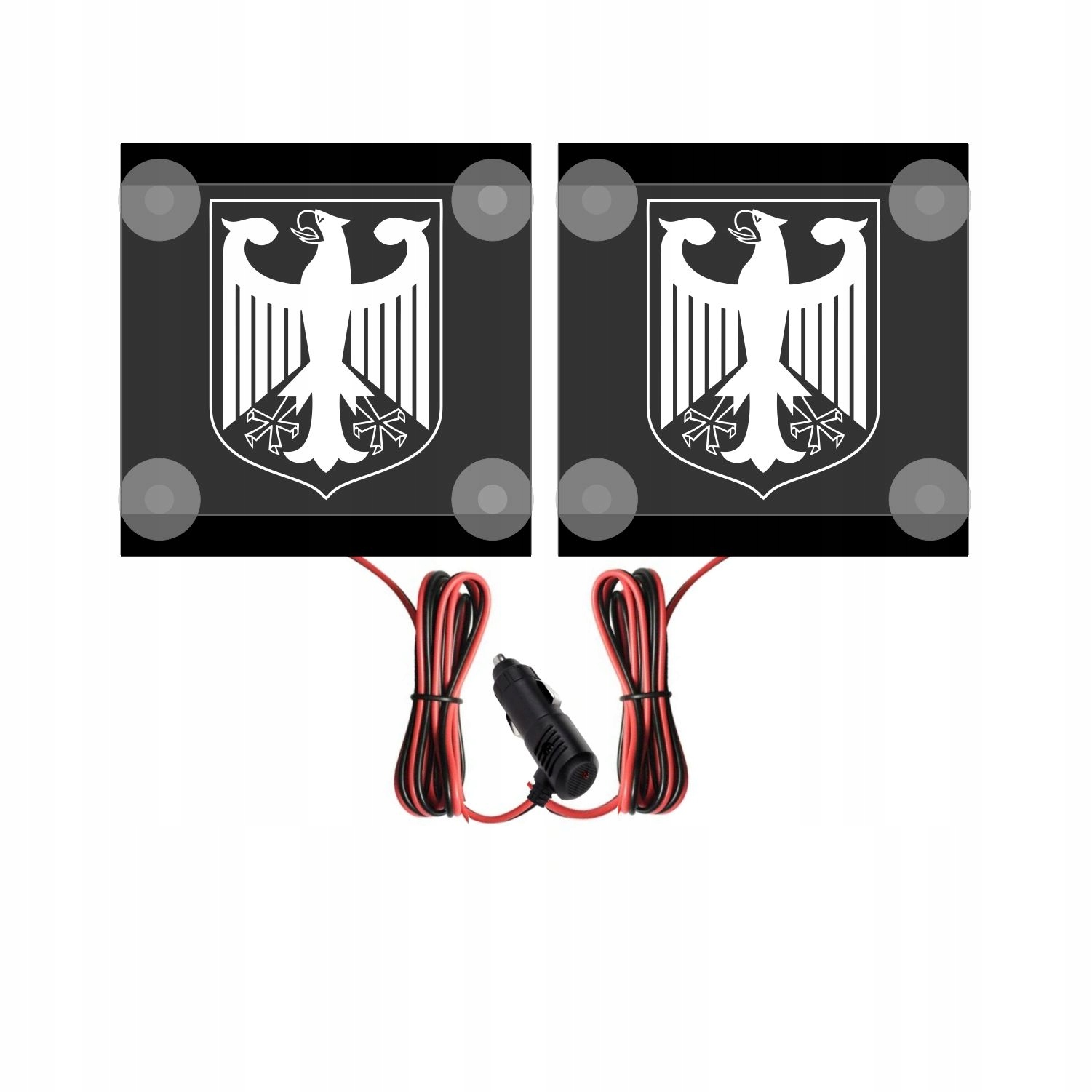 Led rohová tabule Německo 2 kusy Rohová tabule 15x15 cm