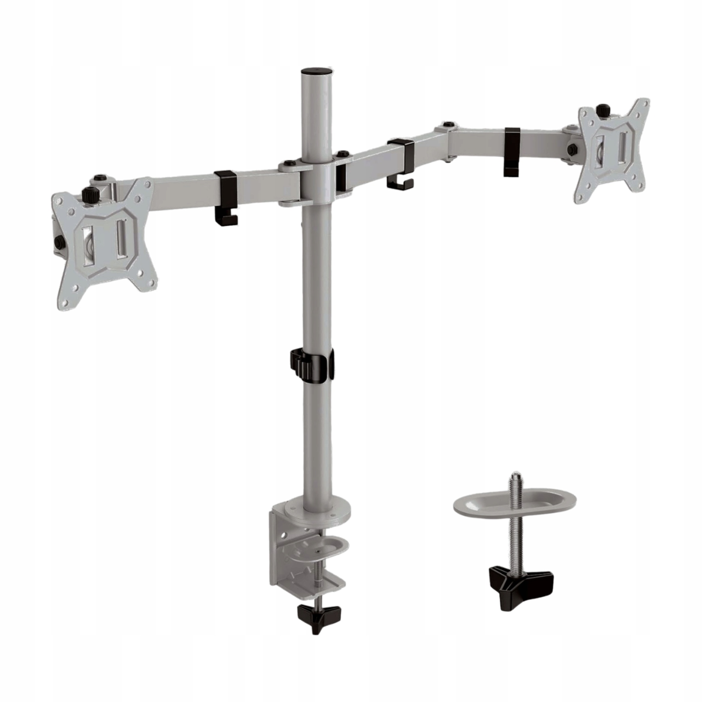 Stojak uchwyt na Dwa Monitory Ergear EGCM1W 13"- 32'' 8KG -biały