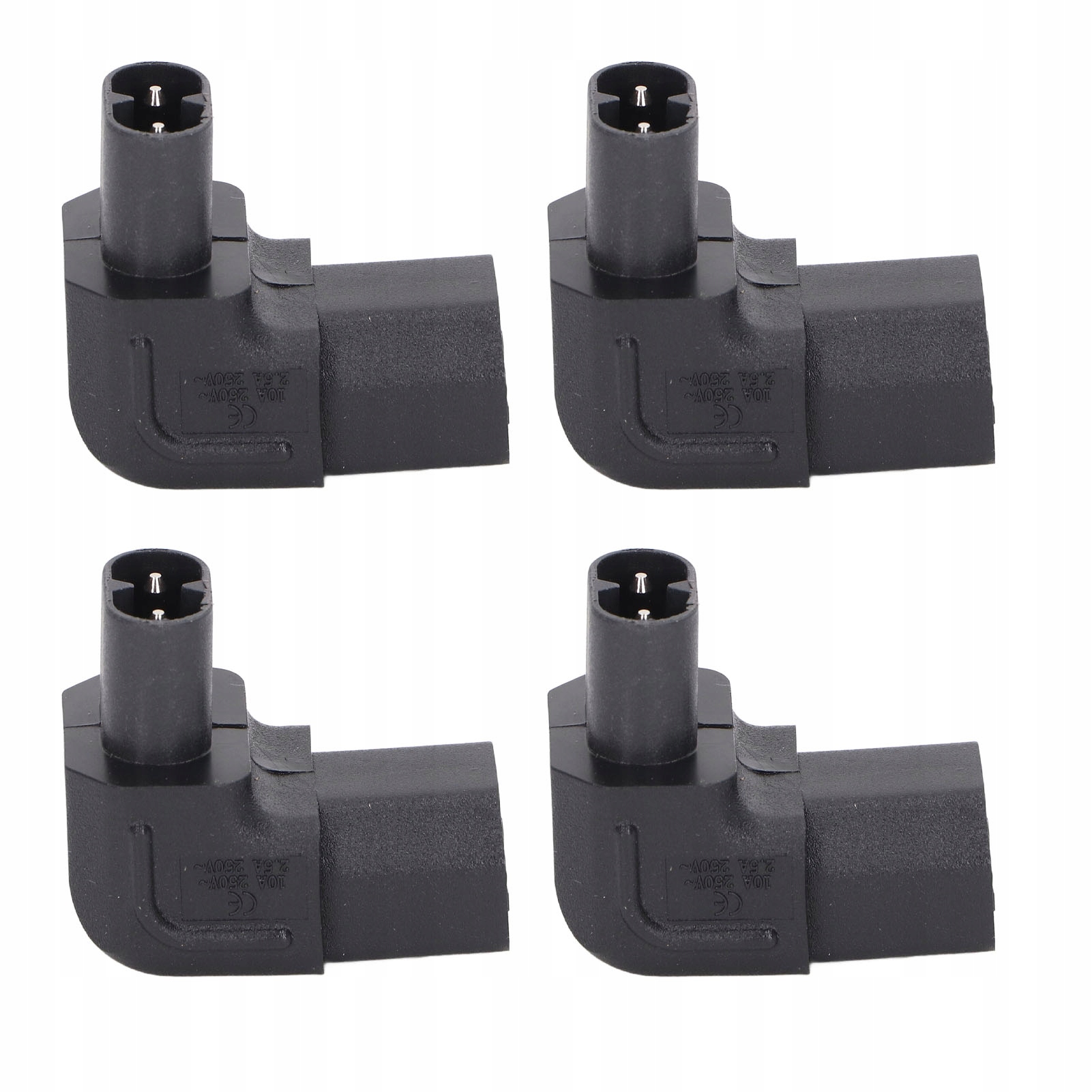 IEC320 C8 do C13 Adapter mocy samca do samica 90 stopni adapter J4
