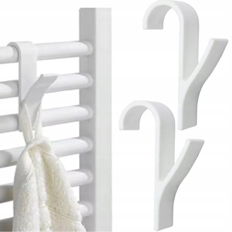 

2x Haczyk Wieszak Na Grzejnik Kaloryfer Łazienkowy