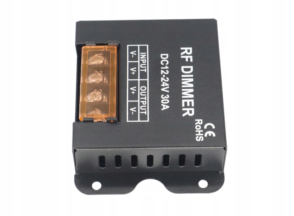 STEROWNIK ŚCIEMNIACZ LED RF RADIOWY PILOT TAŚMA LED 30A 360W PROFESJONALNY Marka AKB-Poland