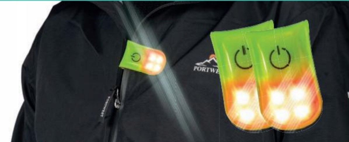 Lampka latarka odblaskowa LED magnes PORTWEST HV07 Producent inny