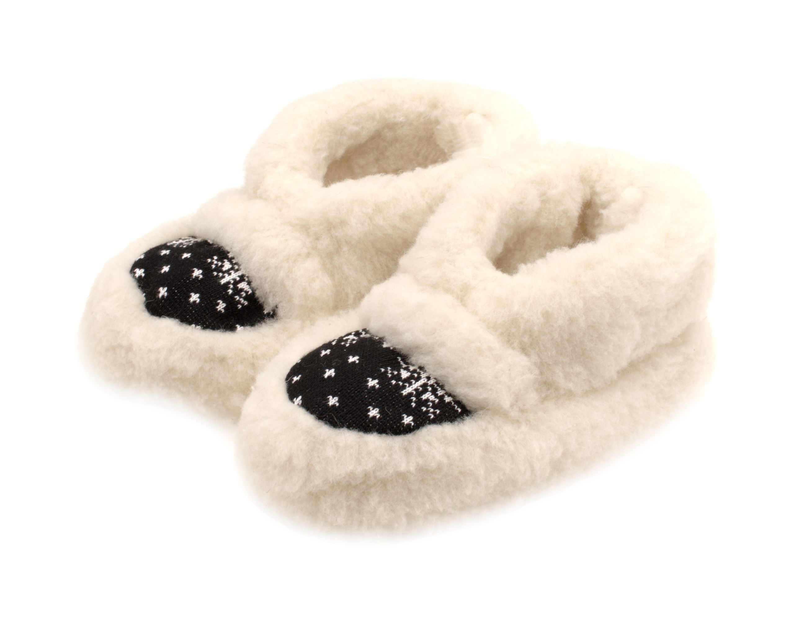 

Niskie bamboszki wsuwane, Kapcie Czarne 39