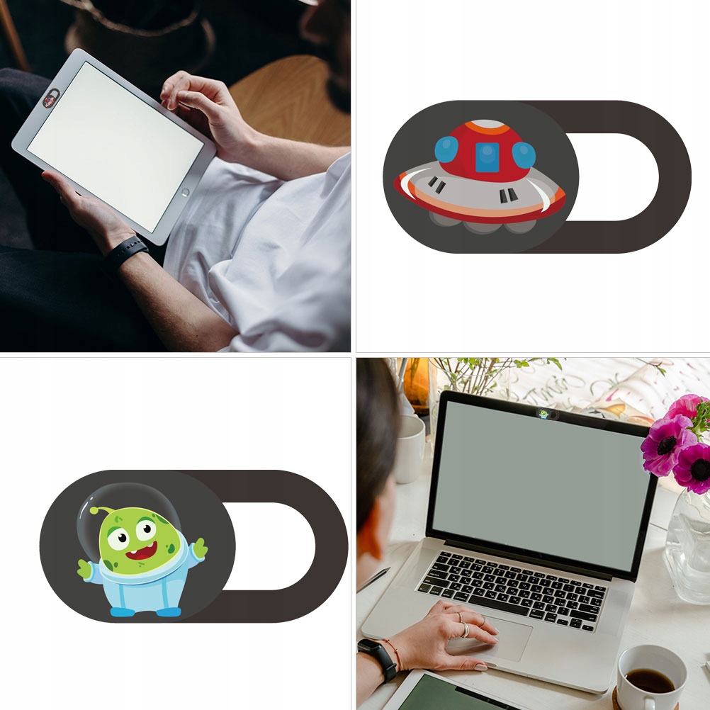 OSŁONA OBIEKTYWU OCHRONA OBIEKTYWU PRZESUWNA OSŁONA APARATU LAPTOPOWEGO Kolor dominujący wielokolorowy