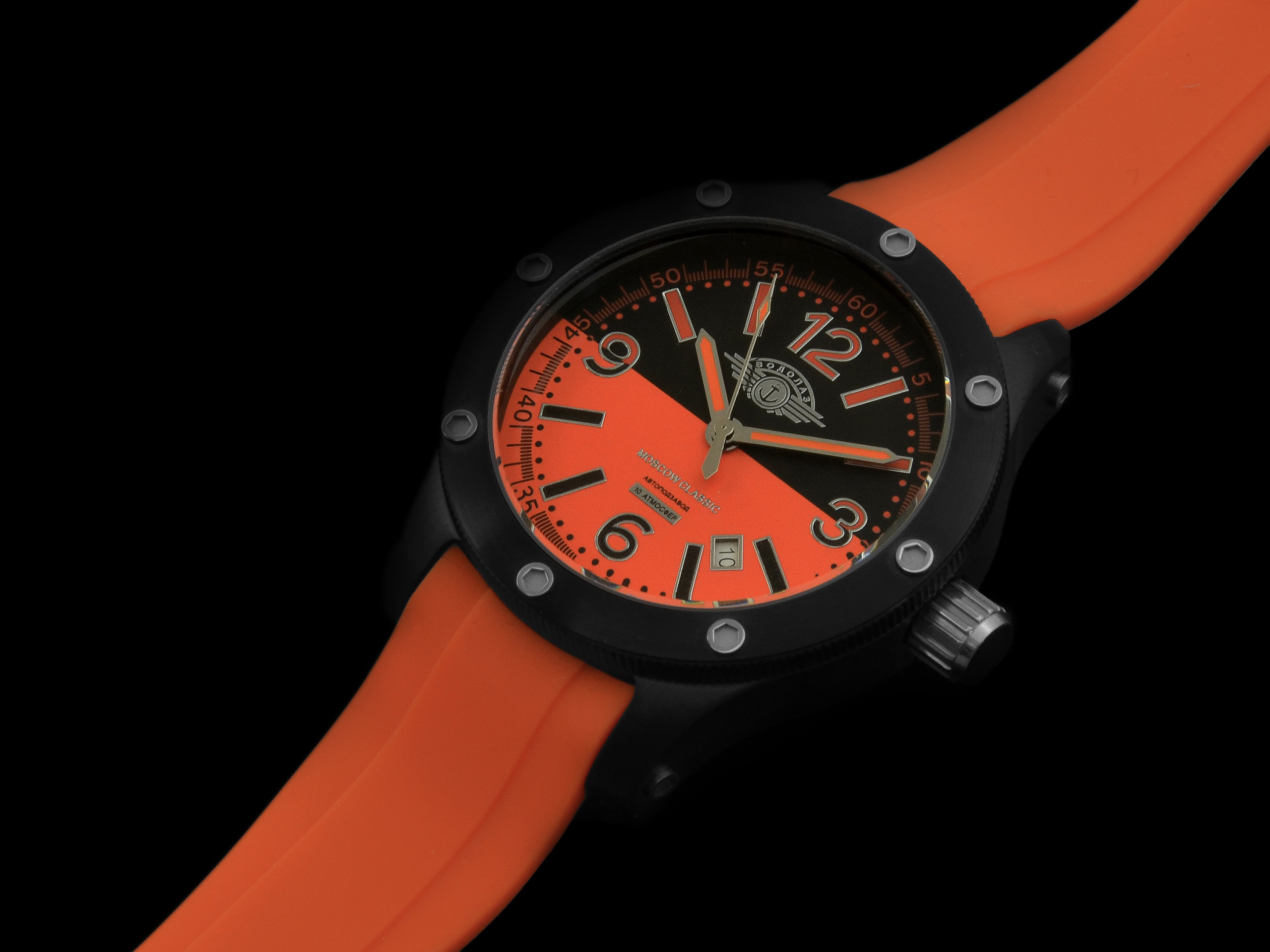 Automatický Moscow Classic Vodolaz 2416-01961168 Oranžový