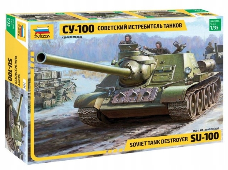 1:35 Sovětský stíhač tanků SU-100
