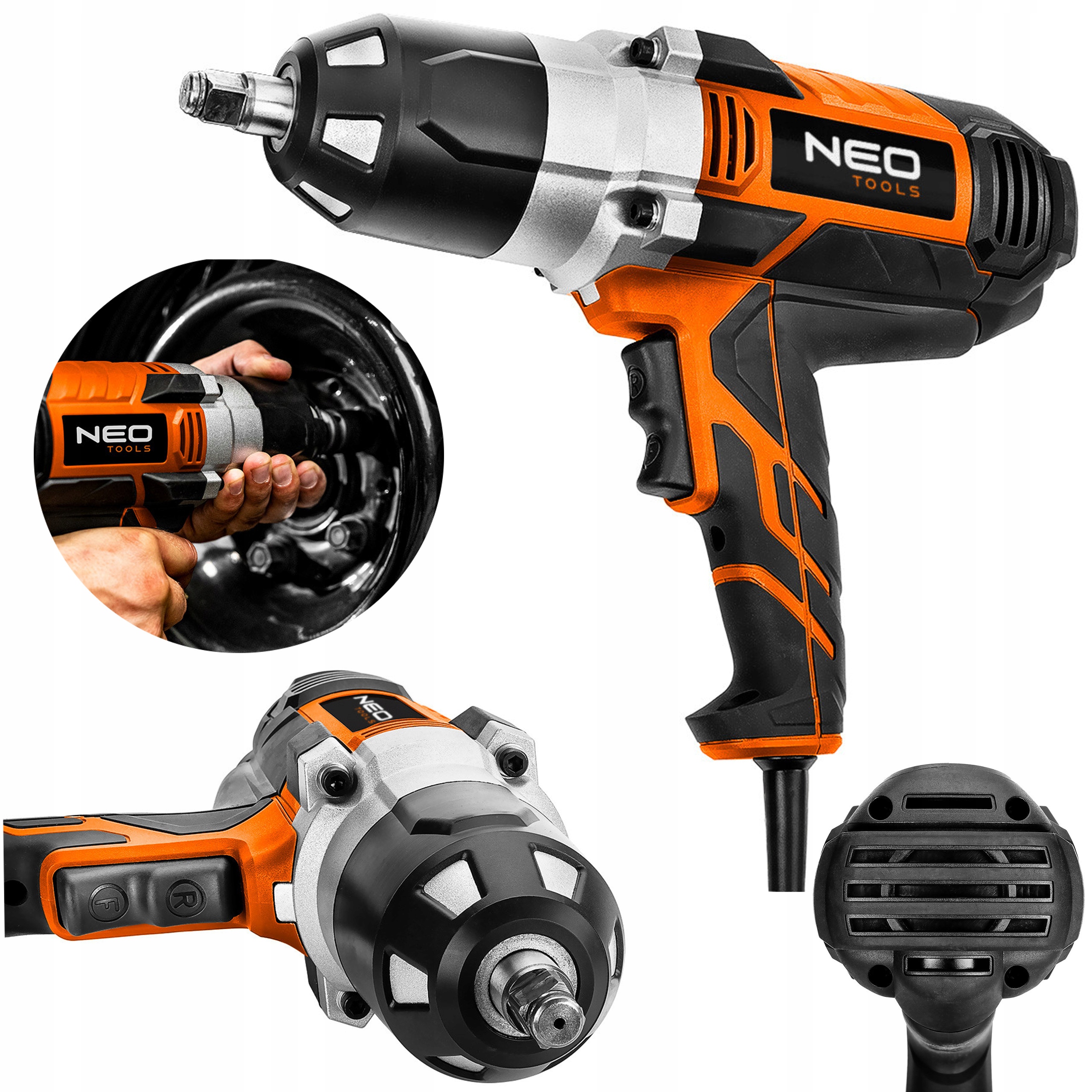 Электрический ударный гайковерт 1/2 950NM 1020W NEO