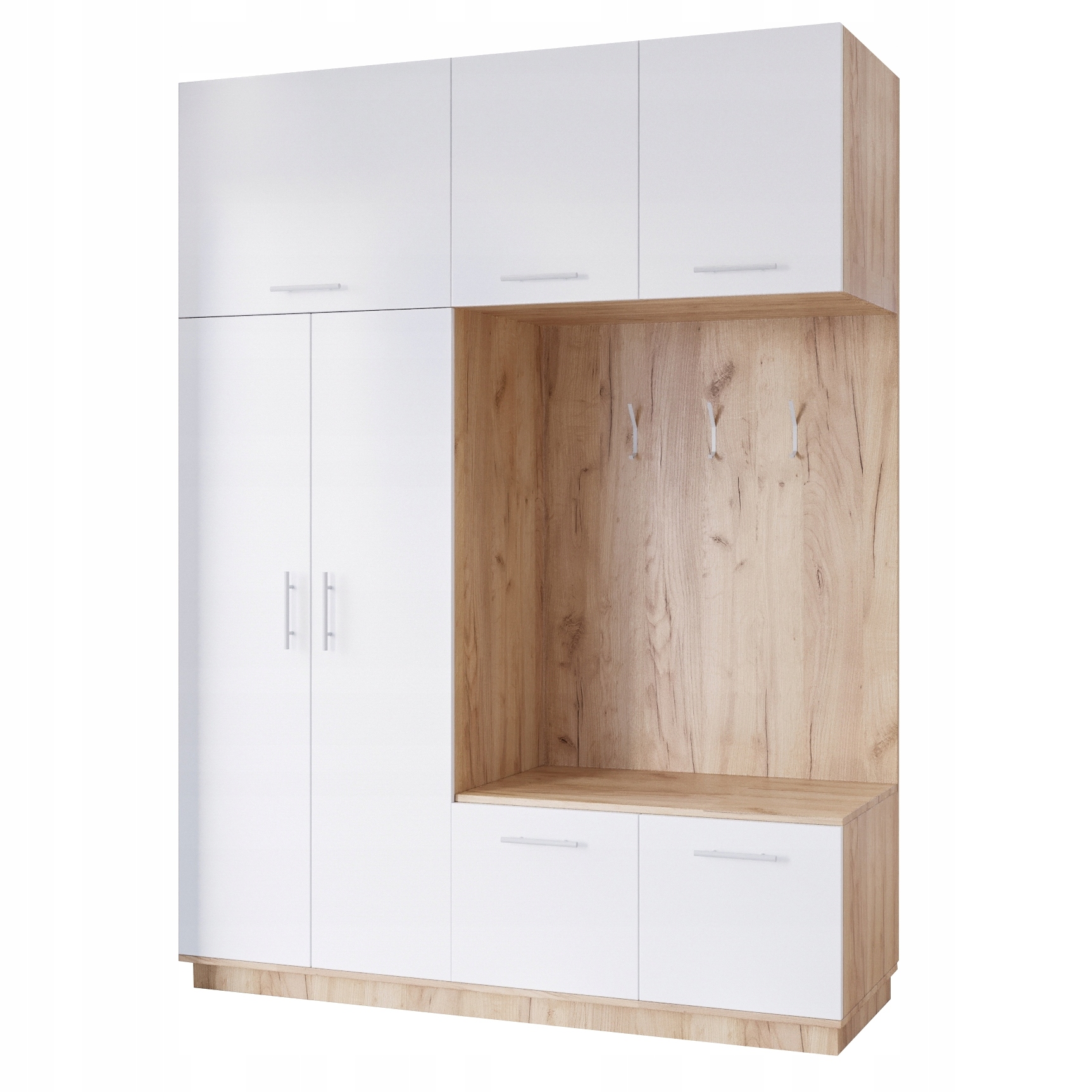 

Szafa garderoba Milo 1 180 złoty mat na ubrania