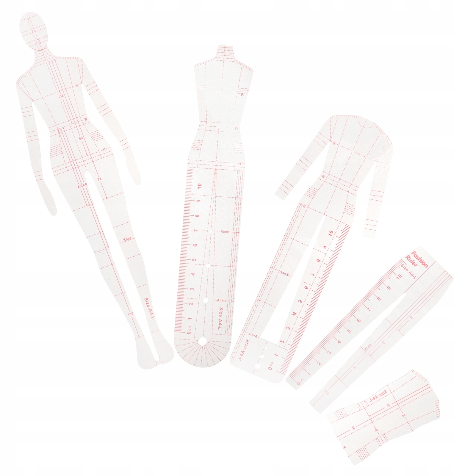 Linijka patchworkowa 5 szt