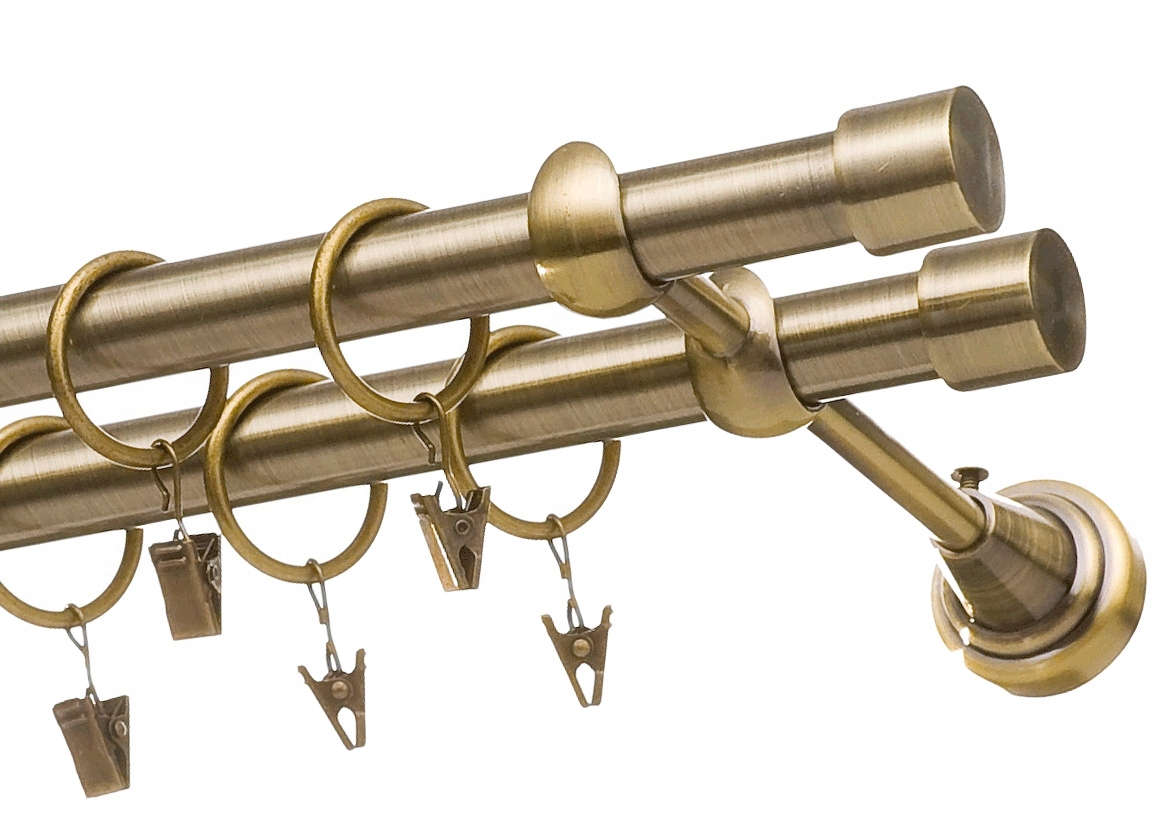 

Karnisz Basic Karnisze Metal Podwójny 200cm