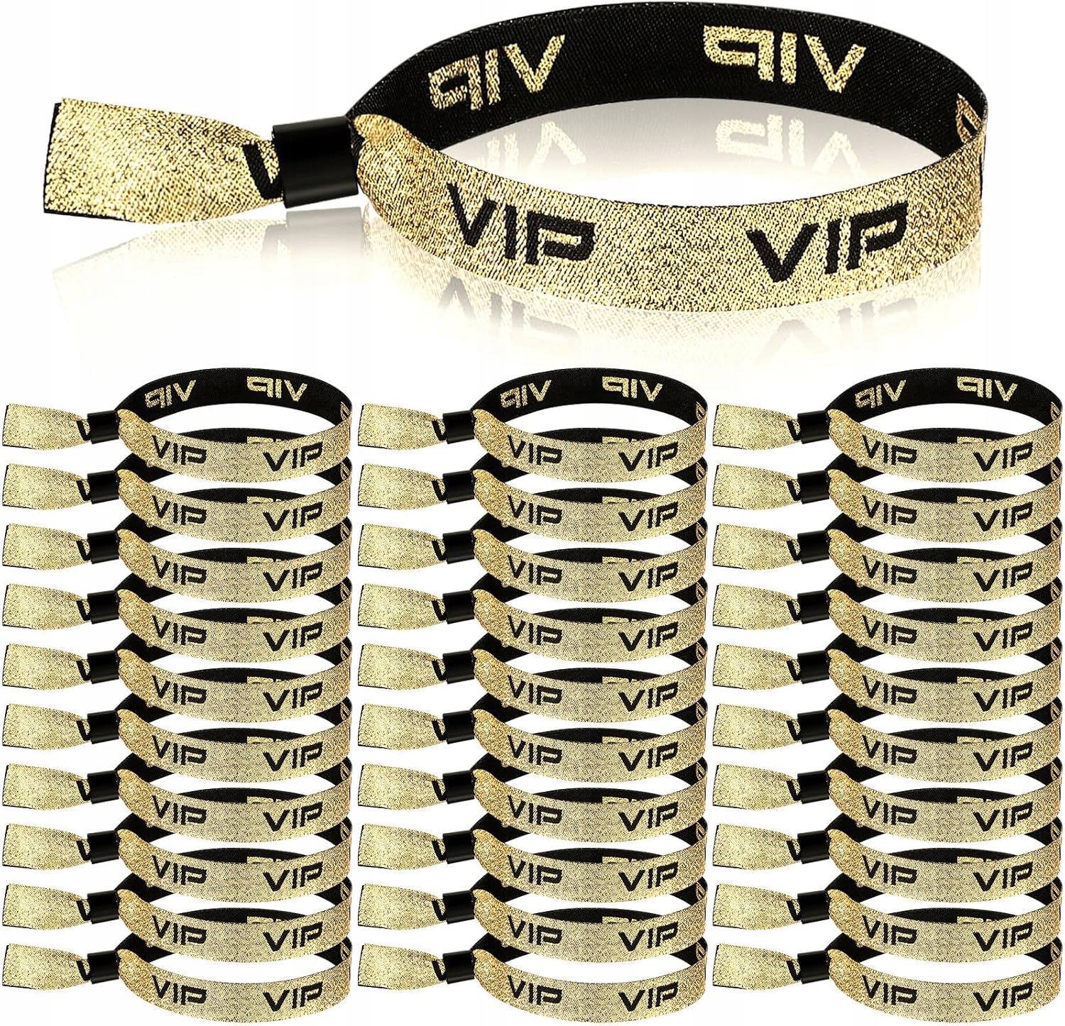 Náramky Pásky stuhy z Vip tkaniny festivalové akce 50 Ks Aoriher