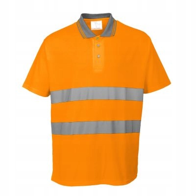 KOSZULKA POLO ODBLASKOWA BHP POMARAŃCZ OSTRZEGAWCZA XXL 64-66 Marka Portwest