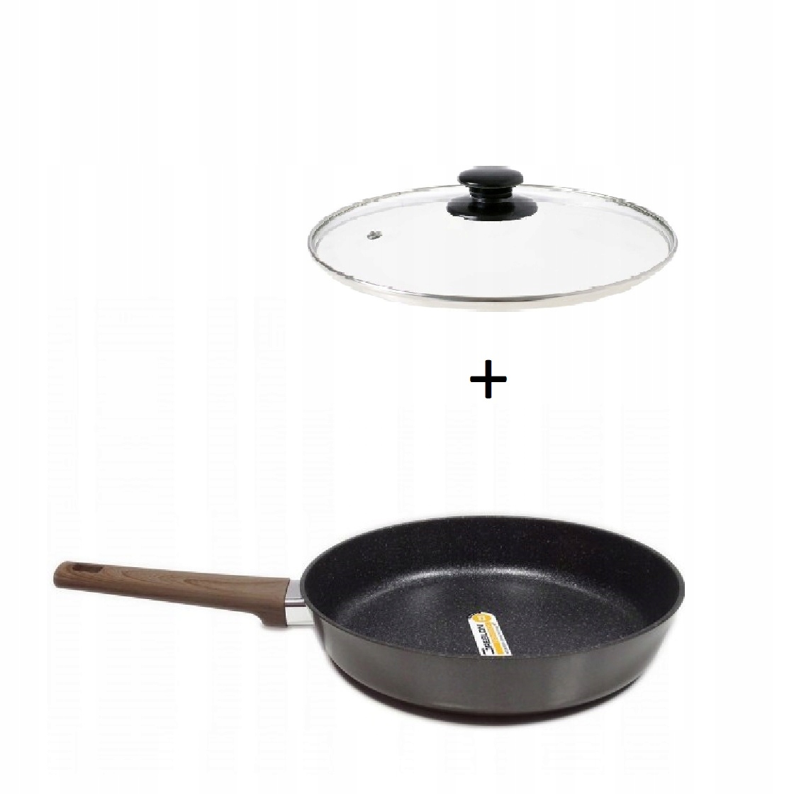 Patelnia 32 Indukcja Home De Lux Champion Greblon Pokrywa