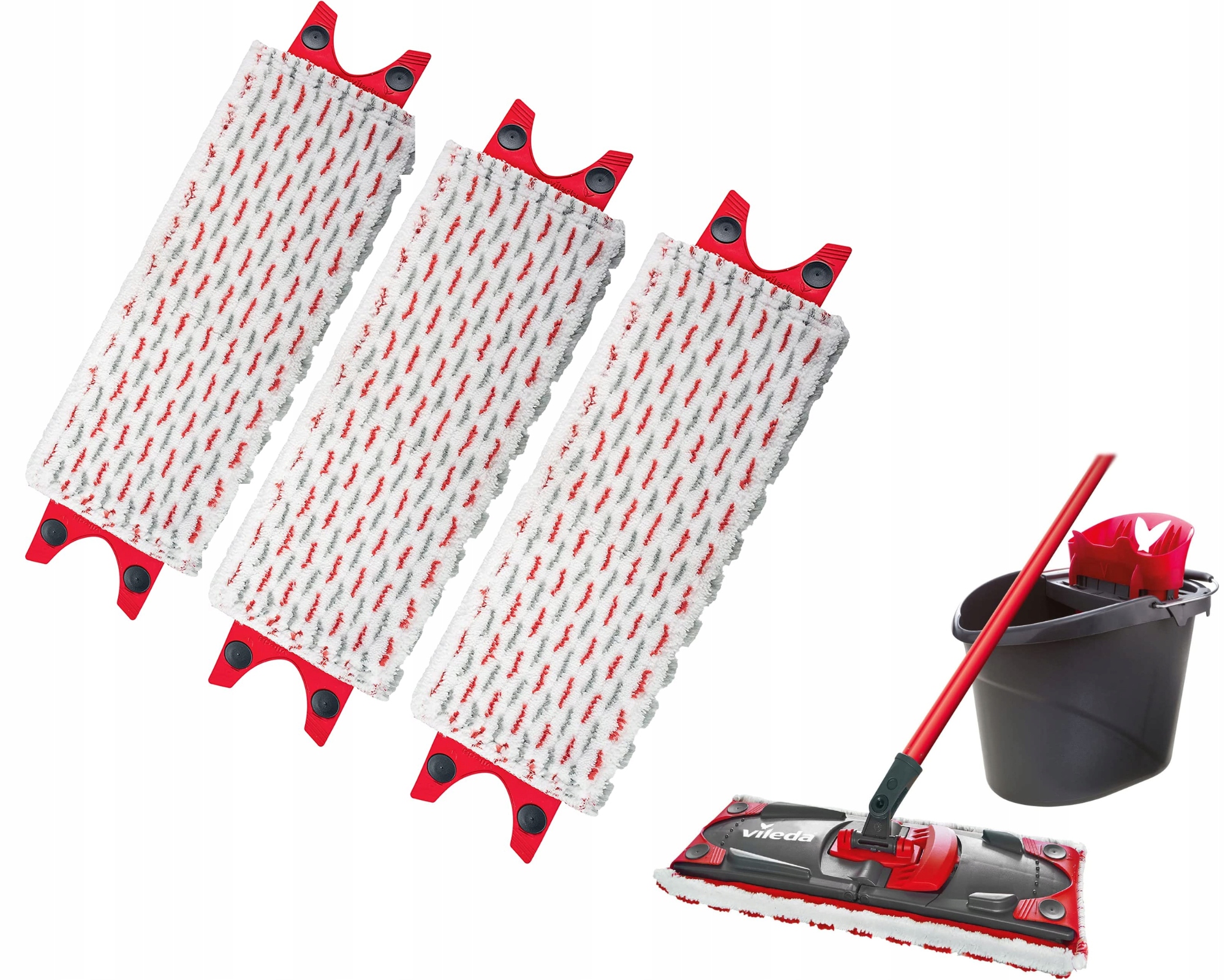 

3x Końcówka Wkład Mop Płaski Vileda Ultra Max