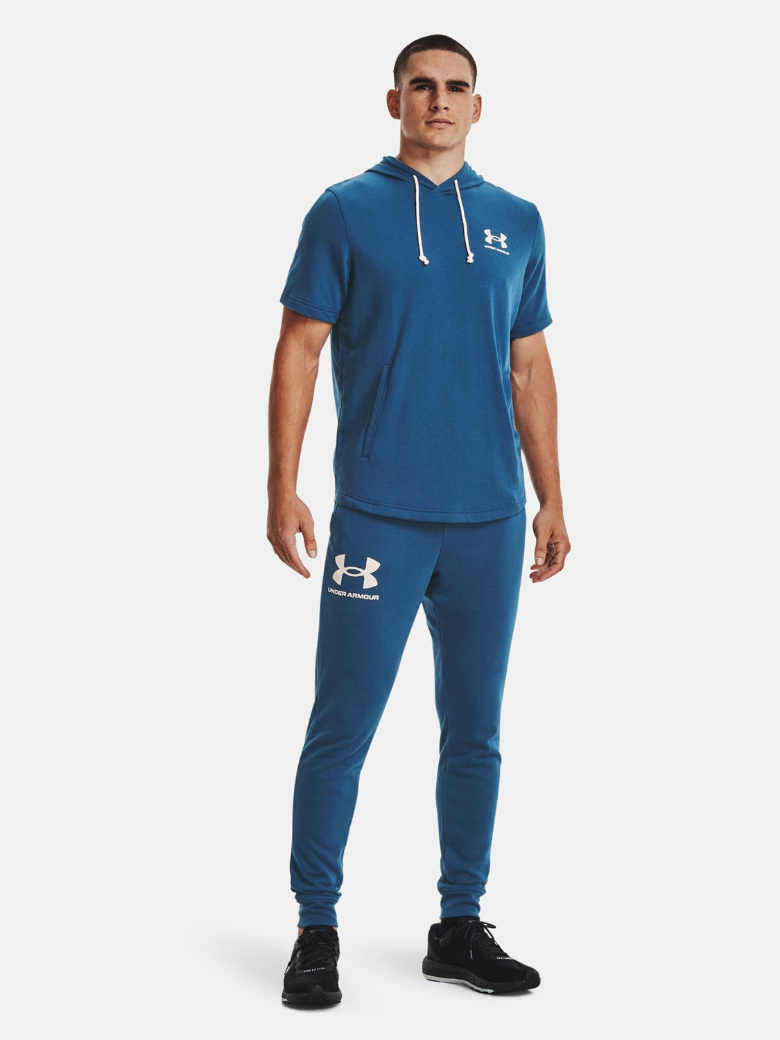 SPODNIE DRESOWE MĘSKIE UNDER ARMOUR DRESY JOGGERY BAWEŁNA SPORTOWE 1361642 Model 1361642-459