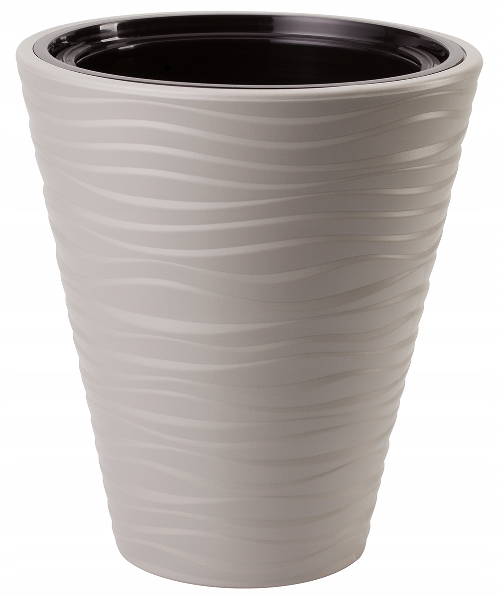 

Donica Sahara 3D Z Wkładem H33.5 FI30 jasny szary