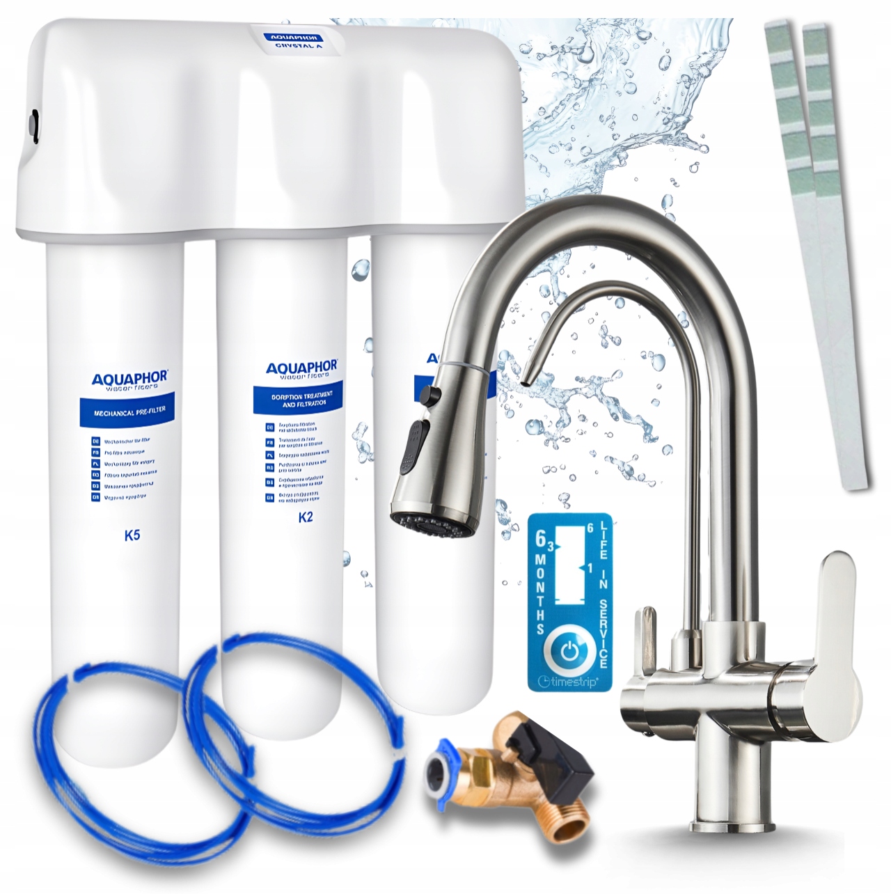 Sada Pro Filtrování Vody V Domácnosti Aquaphor Křišťál A Třícestný Kohout Pzh