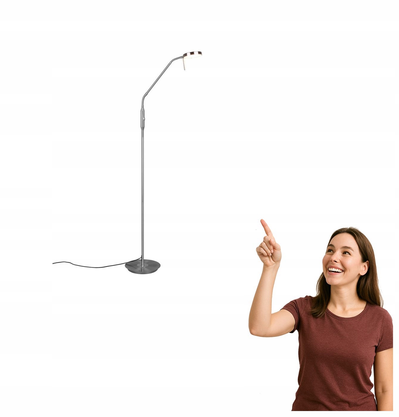 Podlahová Led lampa Monza 12W Trio