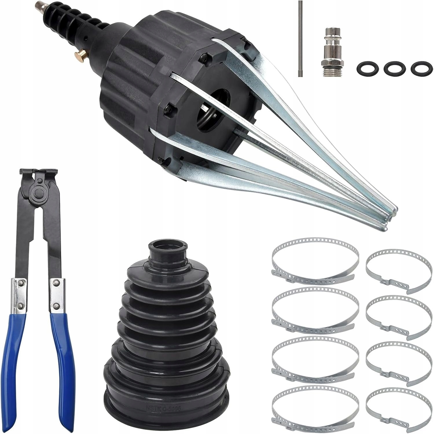 Sada pneumatických axiálnych manžiet s kužeľom 20-120 mm, rozmetadlo vzduchu