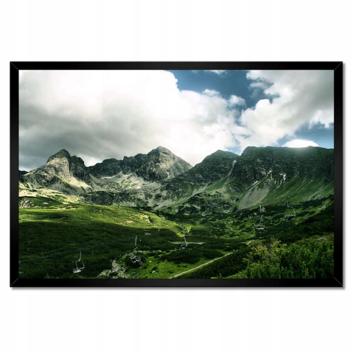Plakáty v rámu 60x40 Tatry Polské hory Pohled