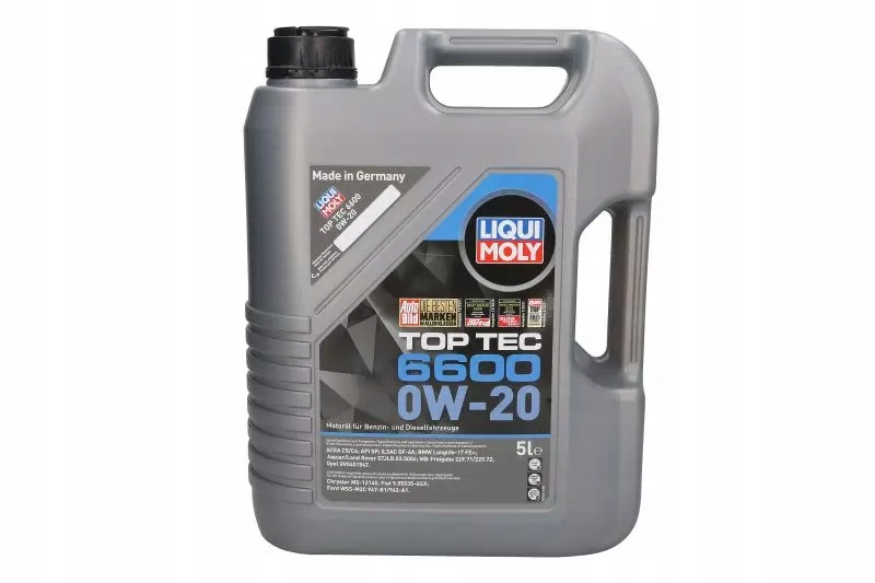 LIQUI MOLY TOP TEC 6600 0W20 C5 API SN PLUS RC 9L Rodzaj syntetyczne