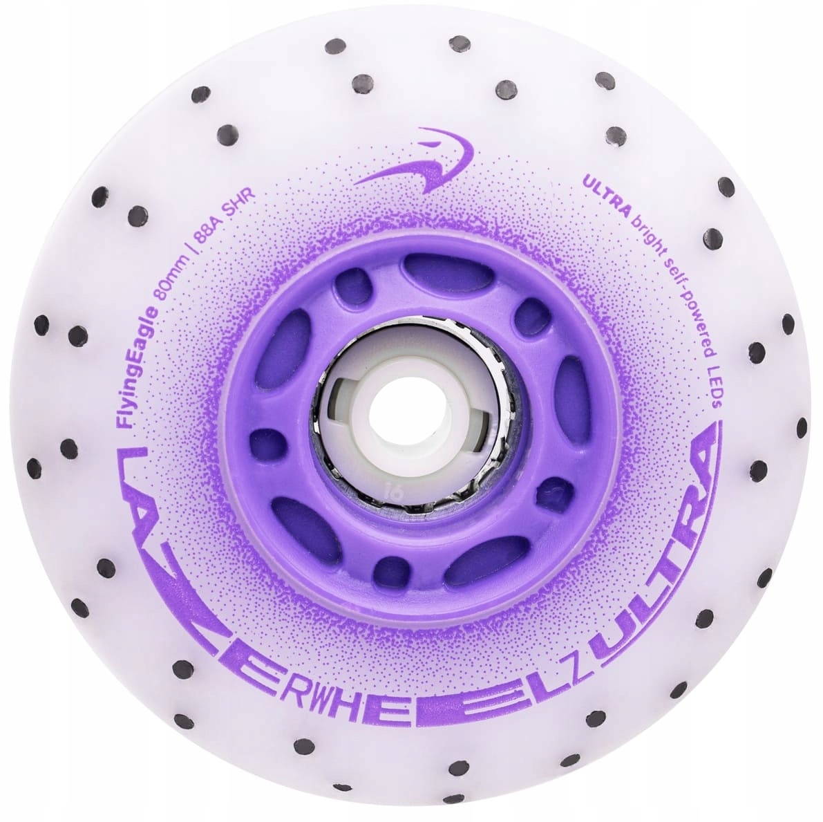 Led Kółka do Rolek Flying Eagle Lazerwheelz+sparks Ultra 80 mm/88A 4 szt