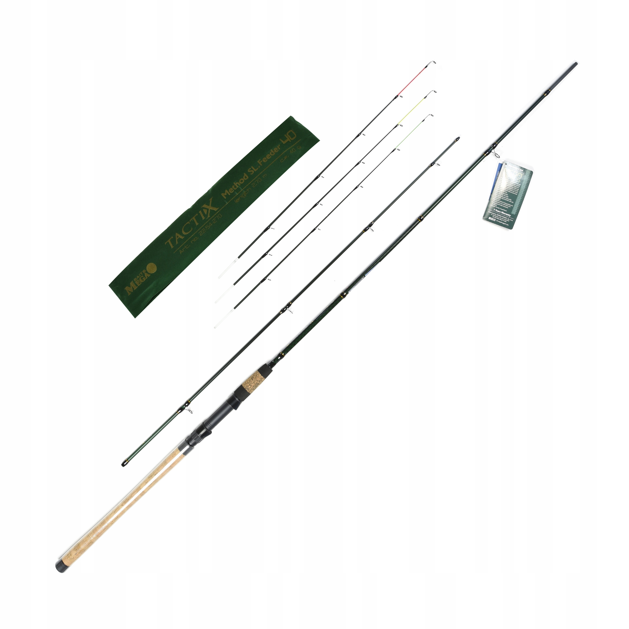 Wędka feederowa Dragon MegaBaits Tactix Method Feeder 2.70m -40g leszcz lin