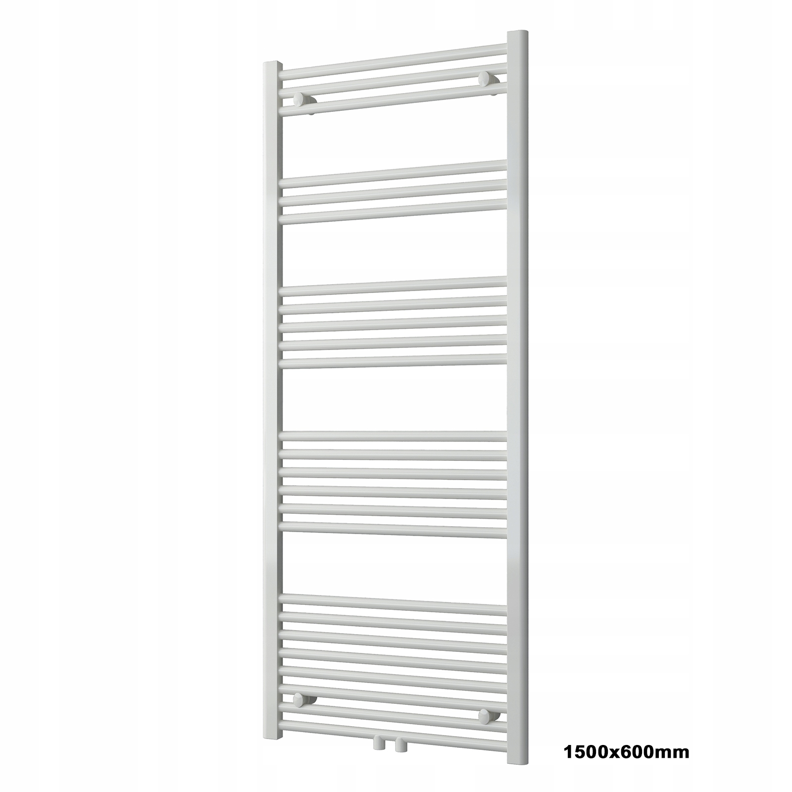 Grzejnik łazienkowy Bernstein R18W biały wieszak 150x60 cm