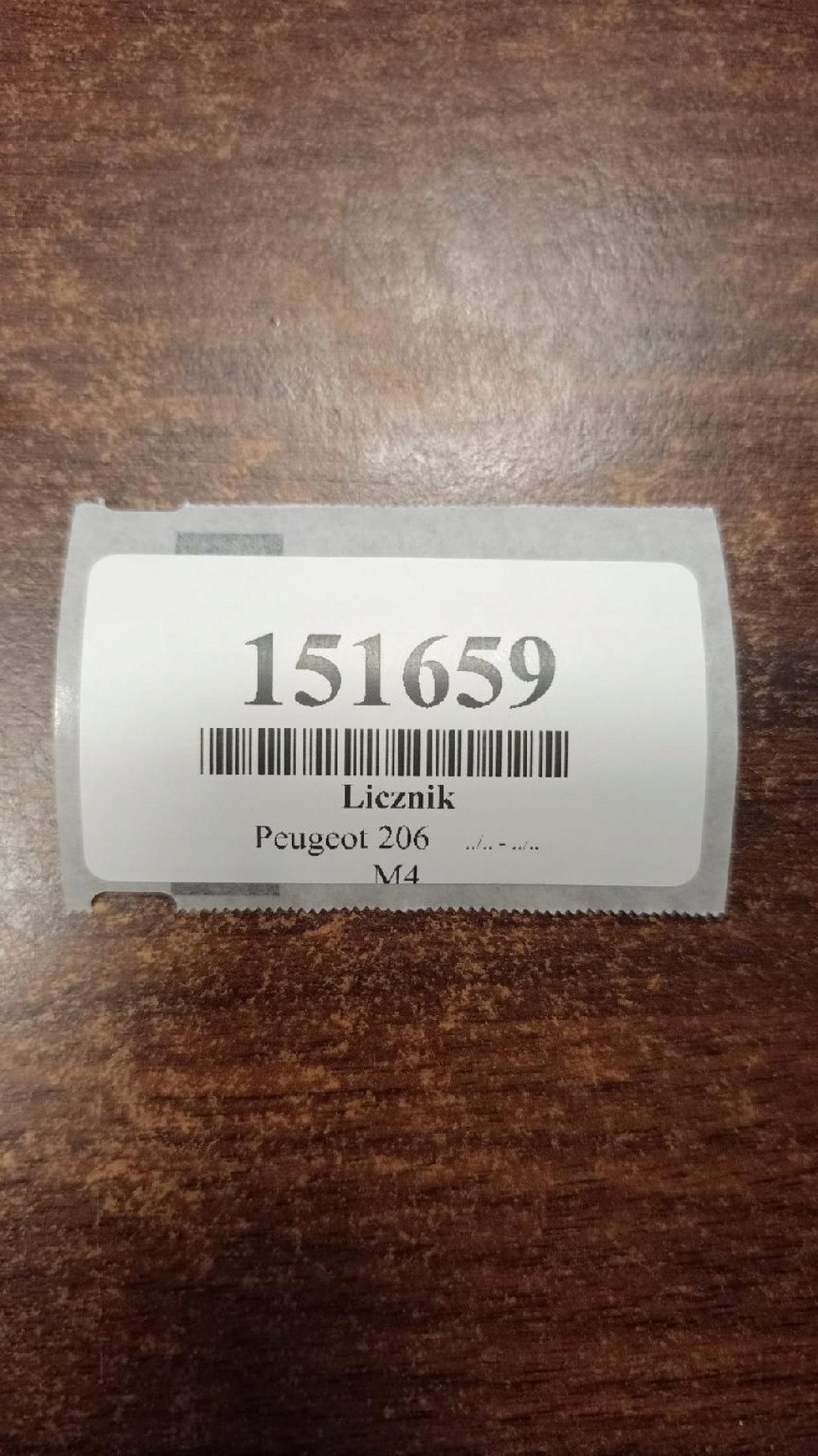 PEUGEOT 206 dials 9645096180