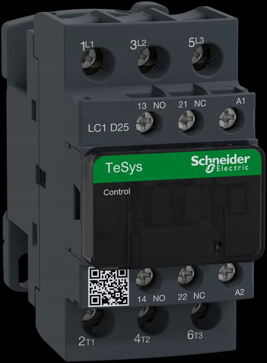 Stykač výkonu TeSys D AC3 25A 3P 1NO 1NC cívka 230VAC skříňové svorky