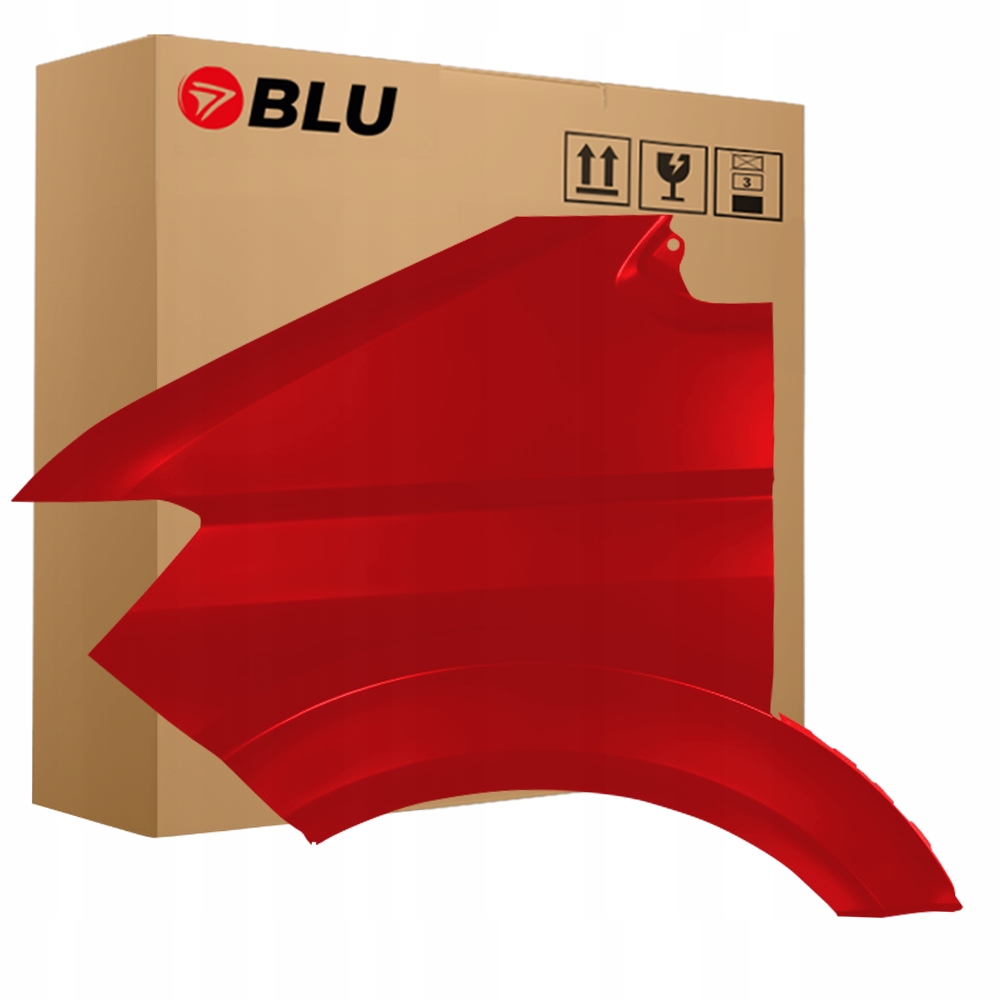 Blu Blatník Vw Crafter II 2 Sy Sz LY3D levý červený 16- přední TornadoRot