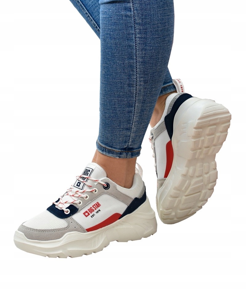 

Sneakersy damskie Big Star JJ274287 Białe 40
