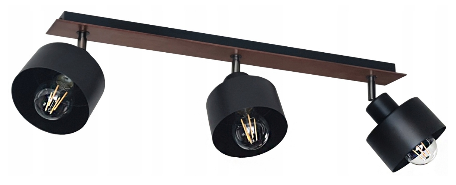 Lampa Stropní Svítidlo Stropní Lustr 015-3PR Led E27 Dřevo Obývací Pokoj Moderní