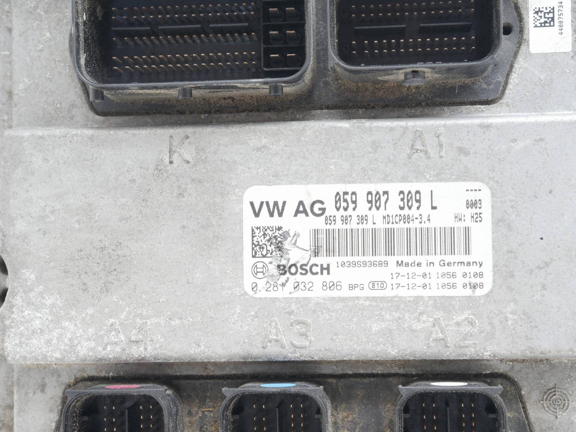 computer control unit of the engine 3.0 TDI 059907309L AUDI A7 C8 A8 D5
