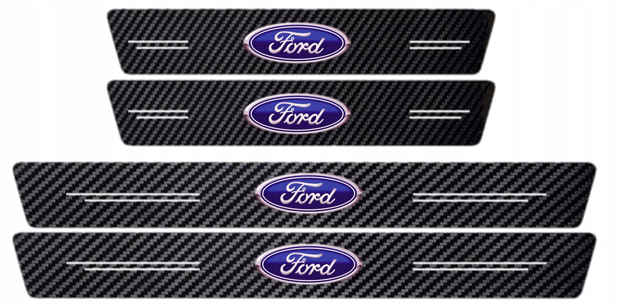 

Osłona naklejka na progi Ford Carbon 2