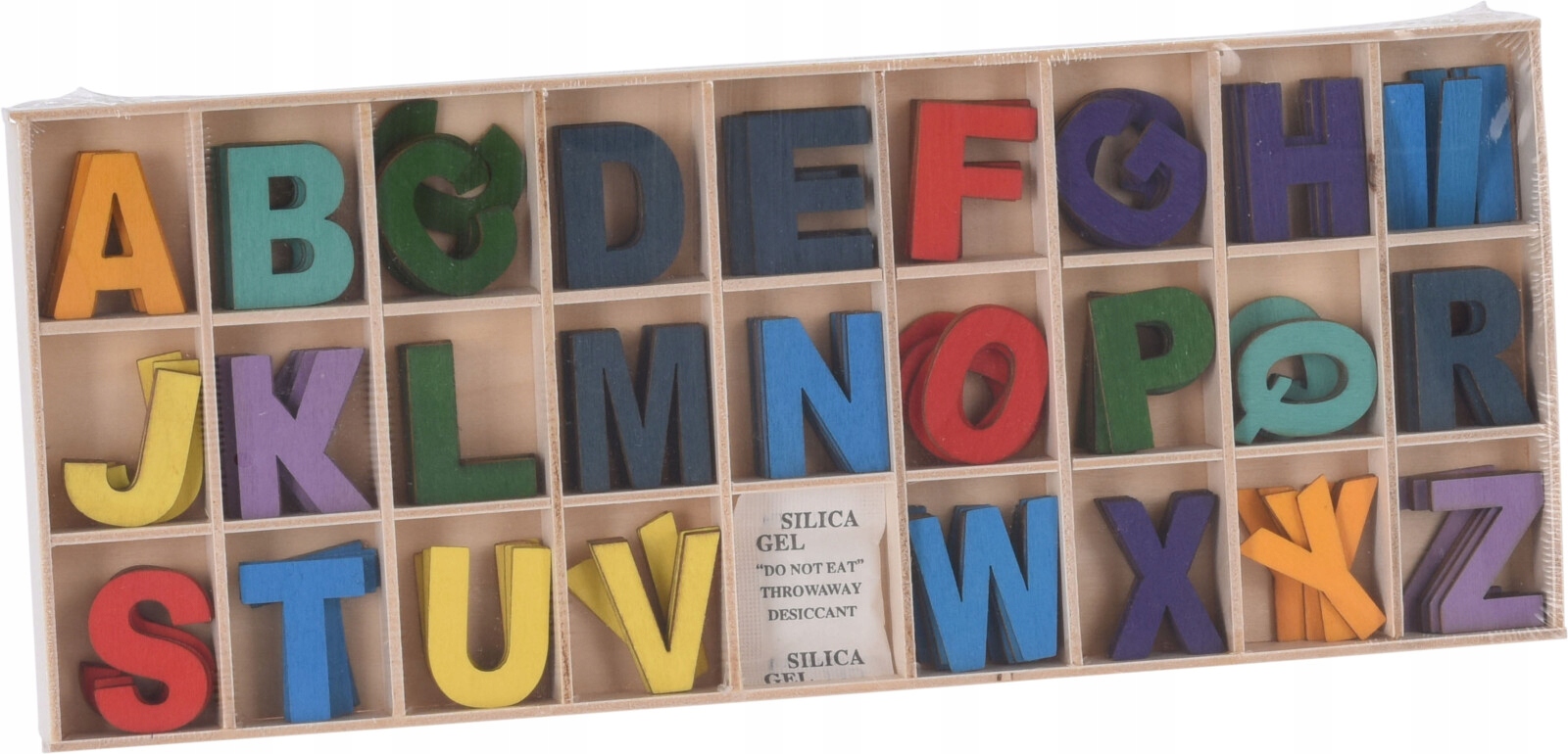 

Drewniane Litery Kolorowe Alfabet 130 Szt 627